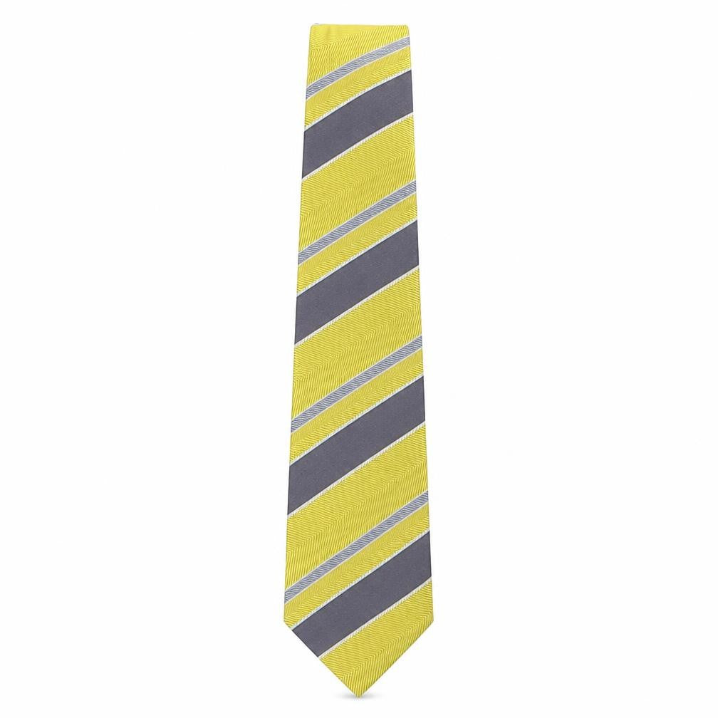 Lucio Lambeli Mens Multicoloured Striped Polyester Pointed Tie One Size