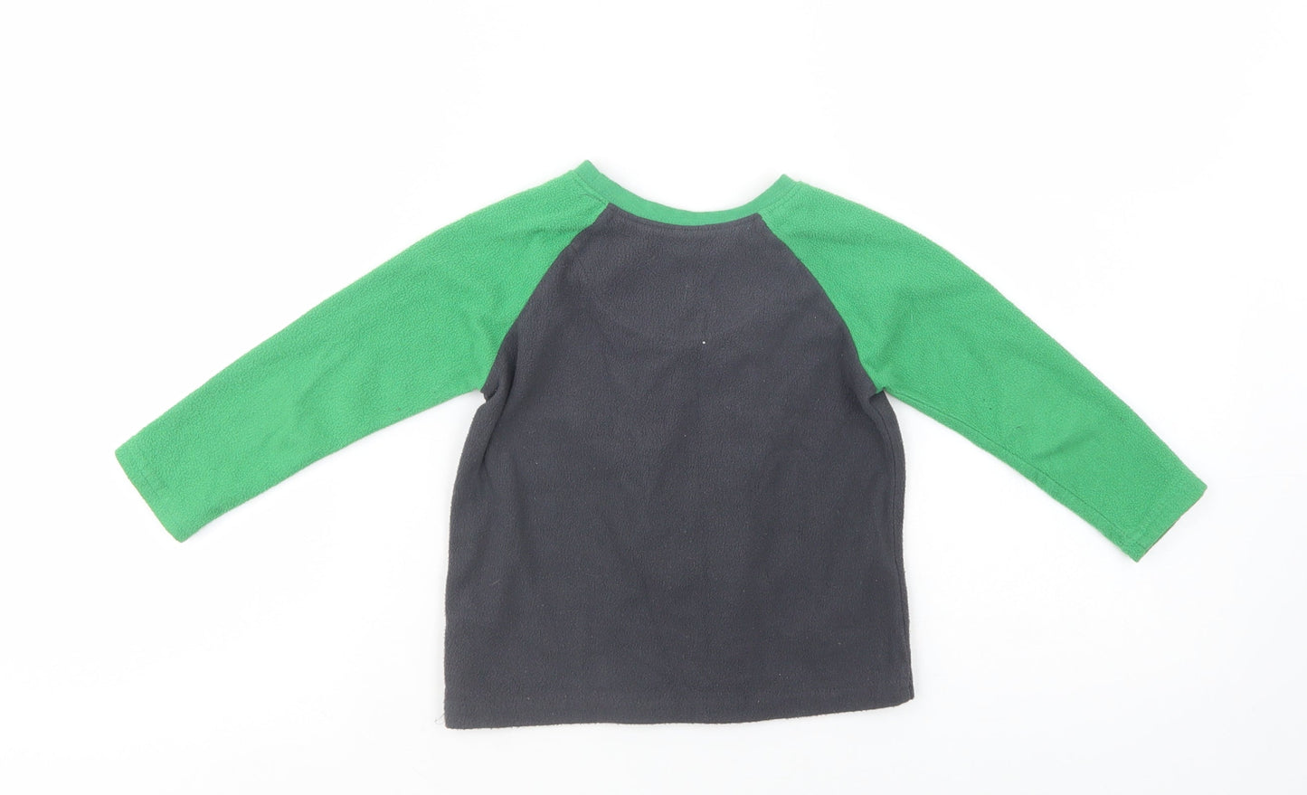Primark Baby Grey Colourblock Polyester Pullover Jumper Size 18-24 Months  Pullover - Dino