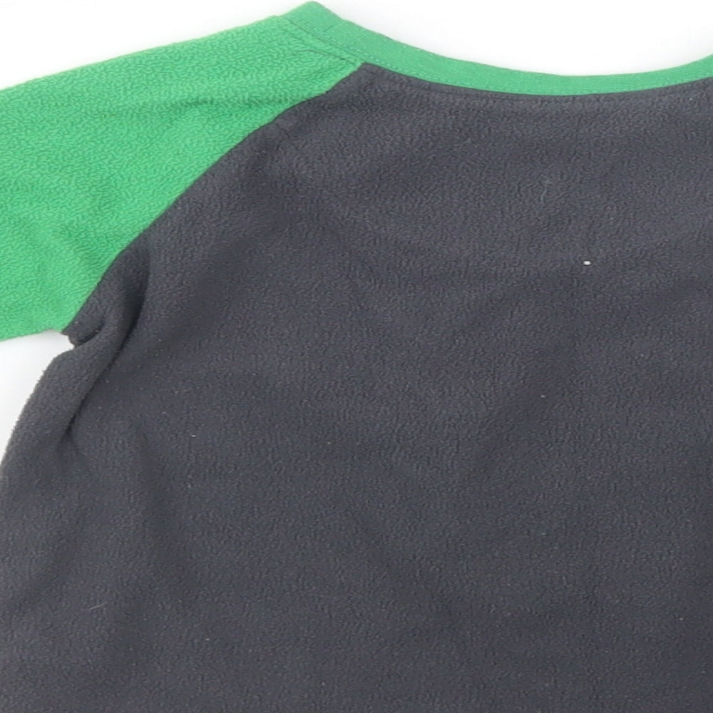 Primark Baby Grey Colourblock Polyester Pullover Jumper Size 18-24 Months  Pullover - Dino