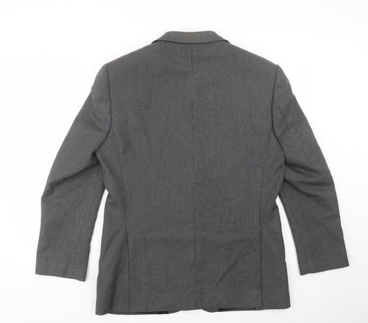 Marks and Spencer Mens Grey   Jacket Blazer Size 40  Button