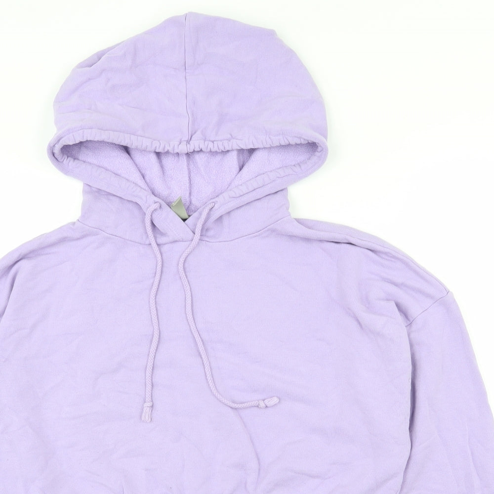 ASOS Womens Purple  Viscose Pullover Hoodie Size 12  Pullover