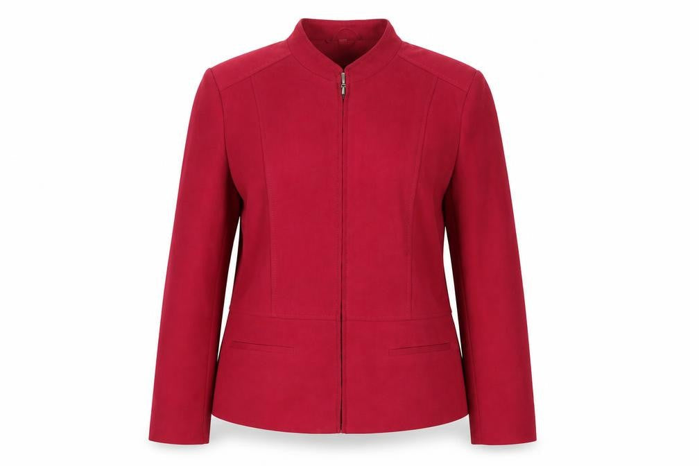 EWM Womens Pink   Jacket Blazer Size 14  Zip