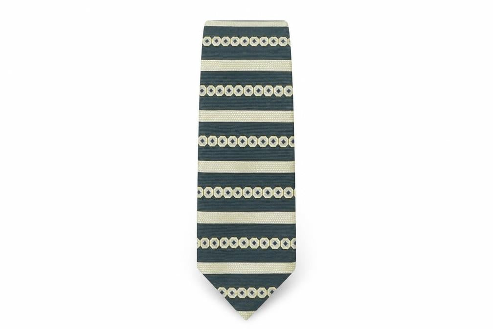 Burton  Mens Multicoloured Striped Polyester Pointed Tie One Size