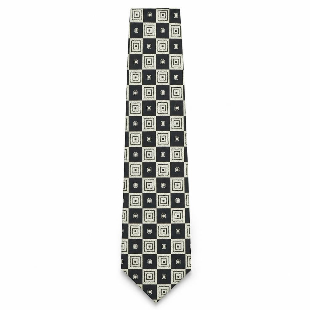 Marks and Spencer Mens Multicoloured Geometric Polyester Pointed Tie One Size