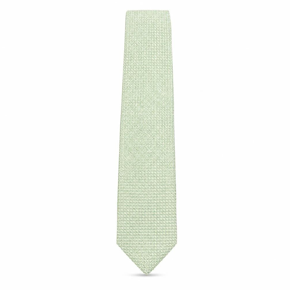 Tie Rack Mens Green Geometric Silk Pointed Tie One Size