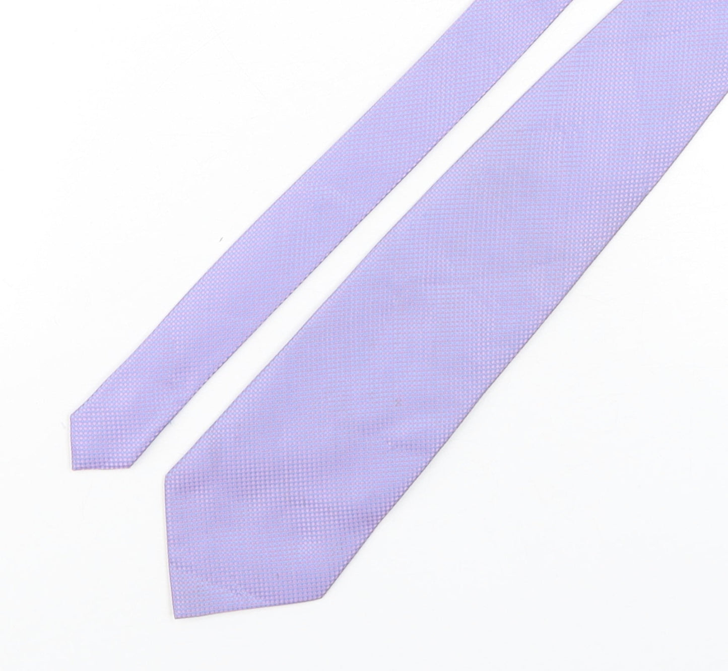 Burton  Mens Purple Grenadine Polyester Pointed Tie One Size