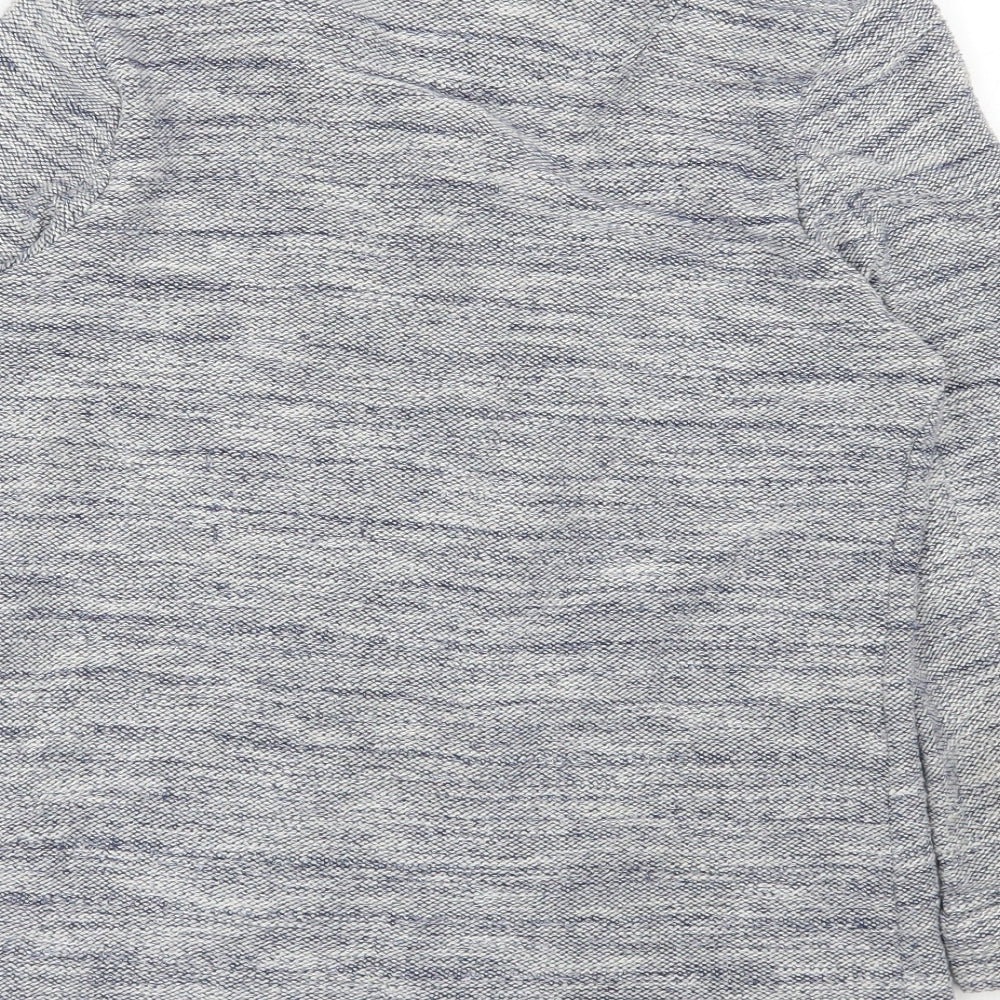 New Look Womens Blue V-Neck  Polyester Cardigan Jumper Size 10