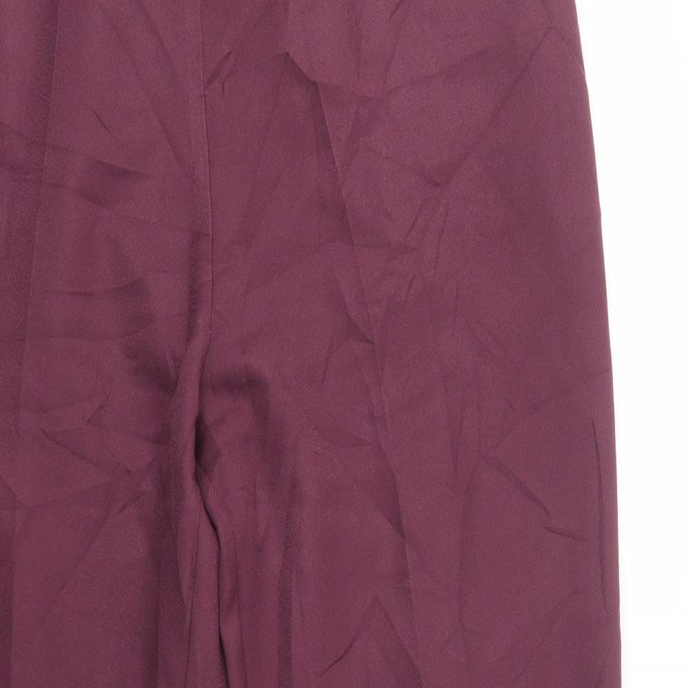 Damart Womens Purple  Polyester Dress Pants Trousers Size 20 L32 in Regular