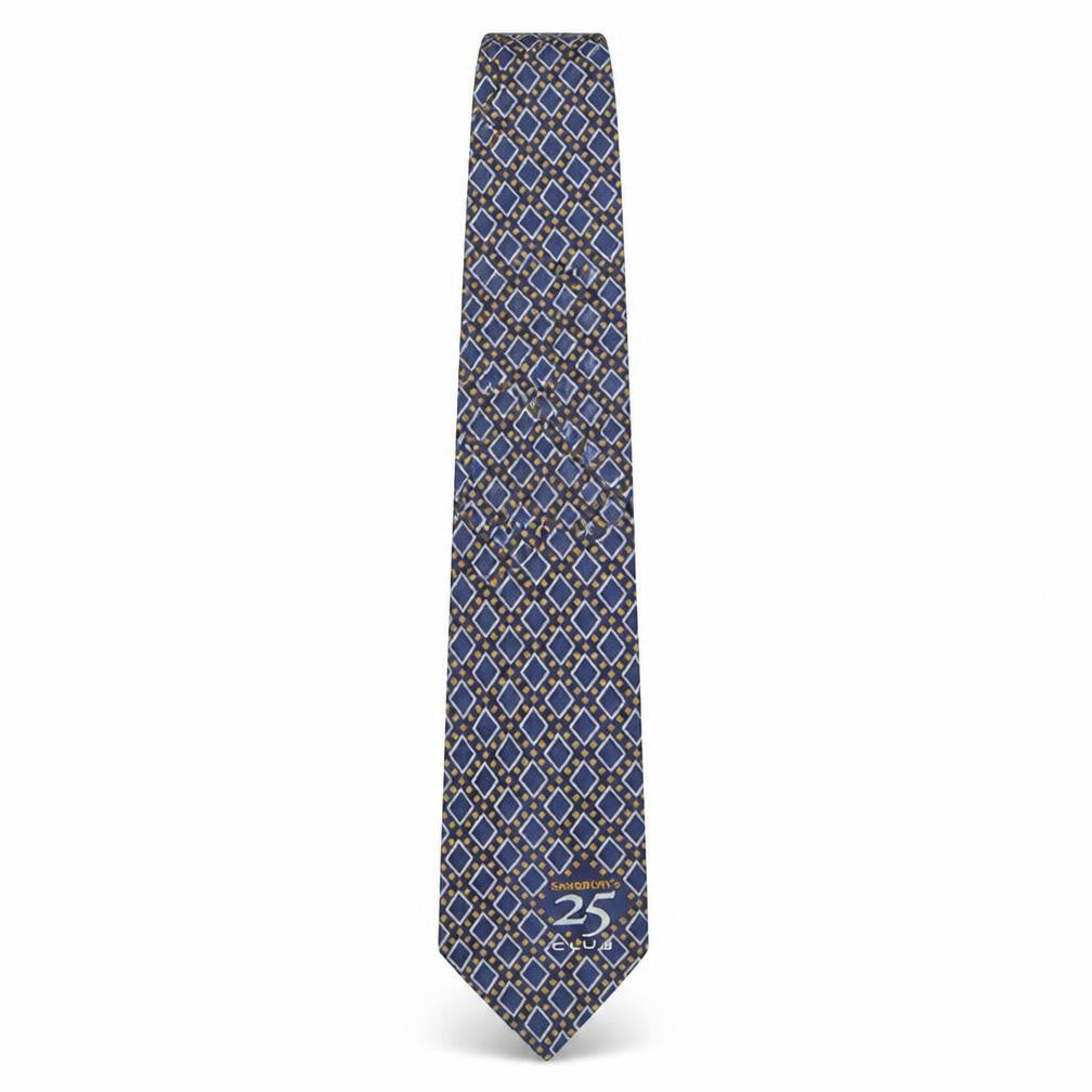 Genesis Mens Multicoloured Geometric Silk Pointed Tie One Size - Sainsbury's