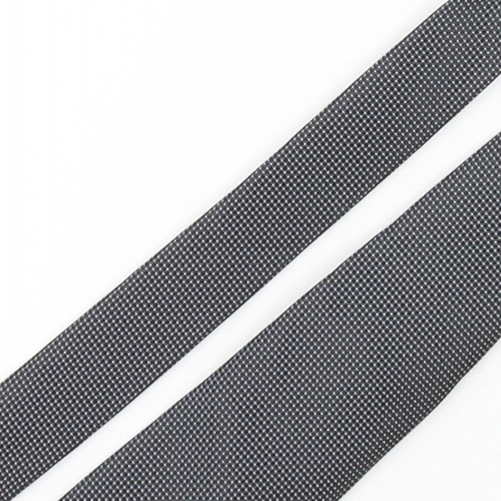 Burton  Mens Grey Polka Dot Polyester Pointed Tie One Size