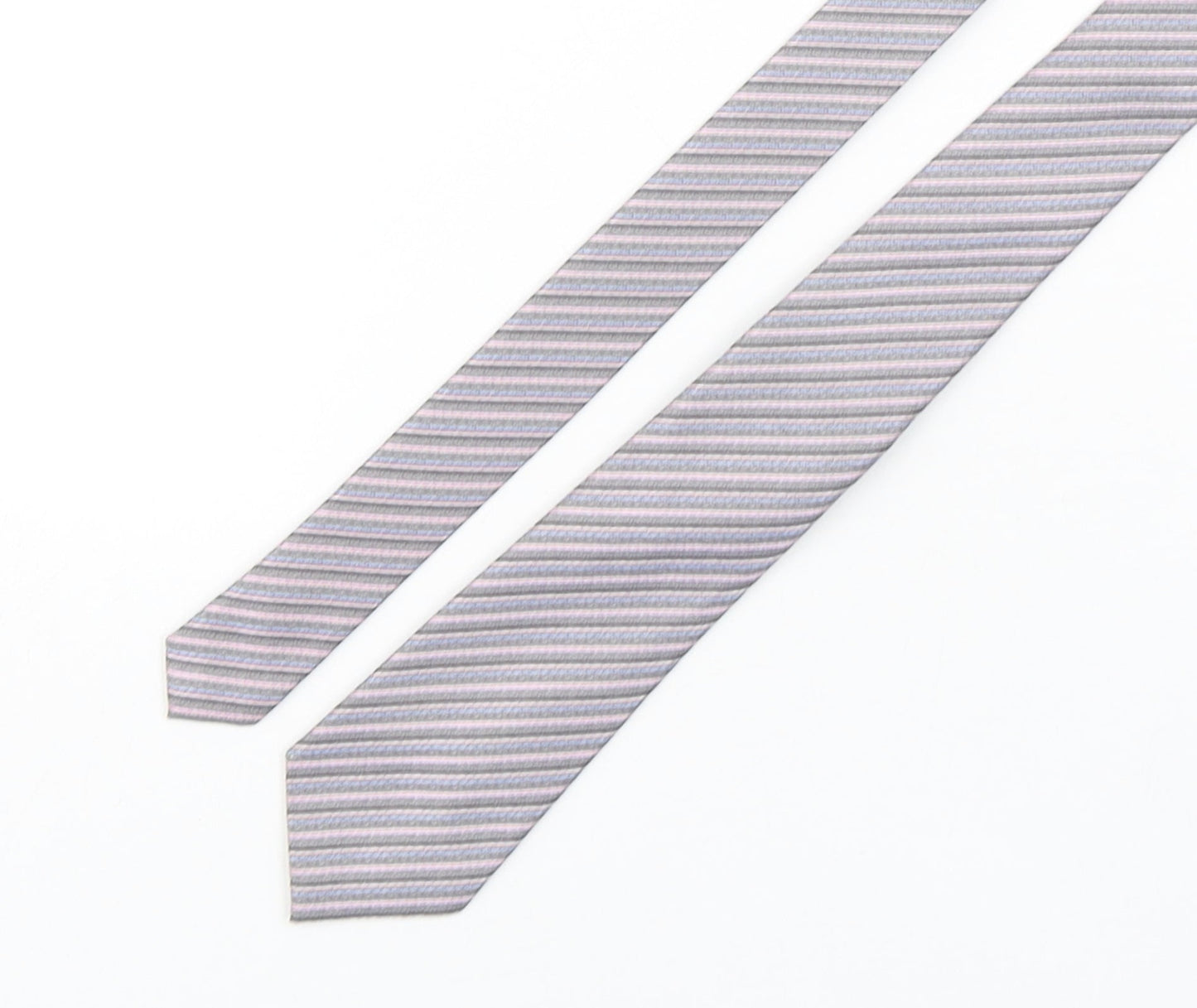 Taylor & Wright Mens Multicoloured Striped Polyester Pointed Tie One Size