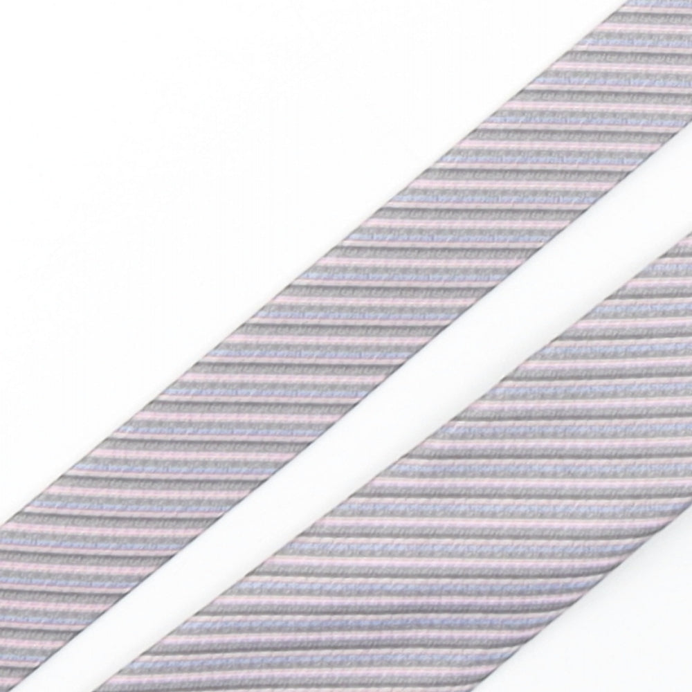 Taylor & Wright Mens Multicoloured Striped Polyester Pointed Tie One Size