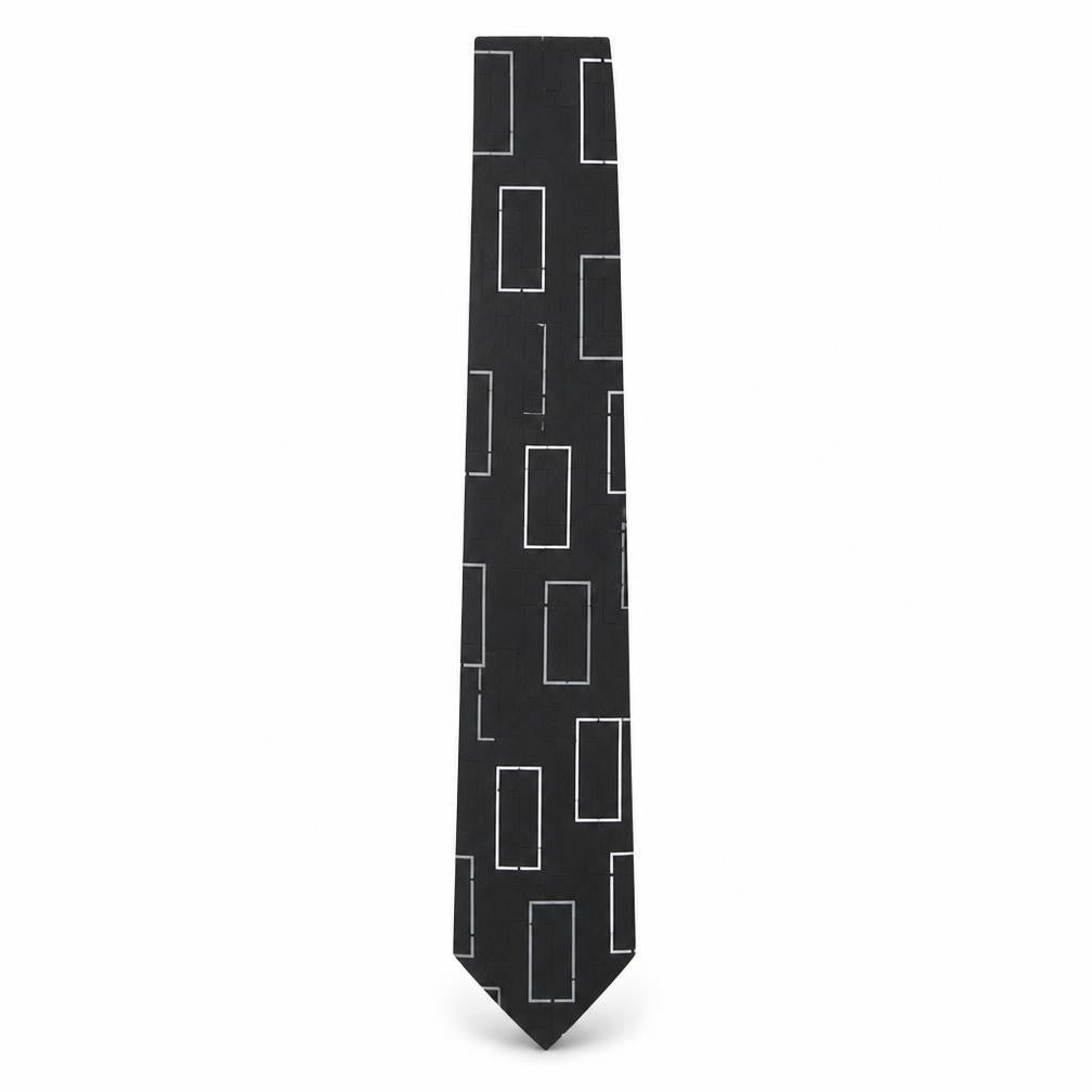 Device Mens Multicoloured Geometric Polyester Pointed Tie One Size