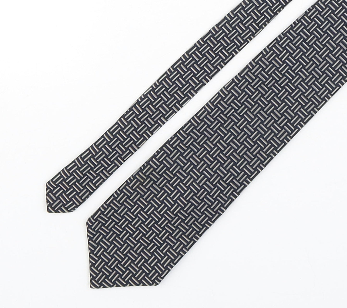 Marks and Spencer Mens Multicoloured Geometric Polyester Pointed Tie One Size