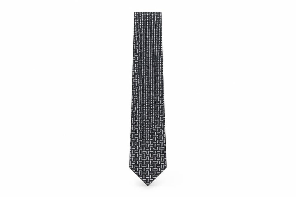 Marks and Spencer Mens Multicoloured Geometric Polyester Pointed Tie One Size