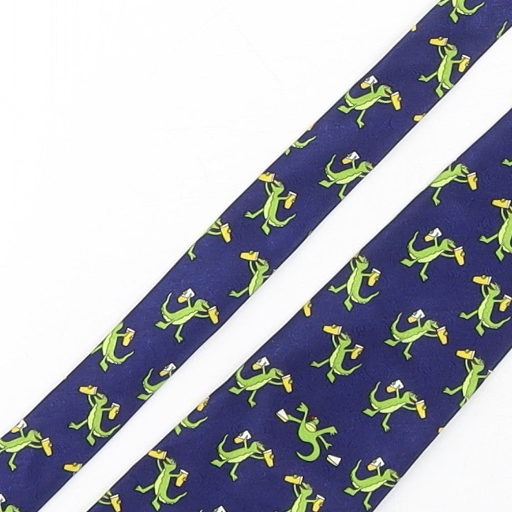 Berkrtex Mens Multicoloured Geometric Polyester Pointed Tie One Size