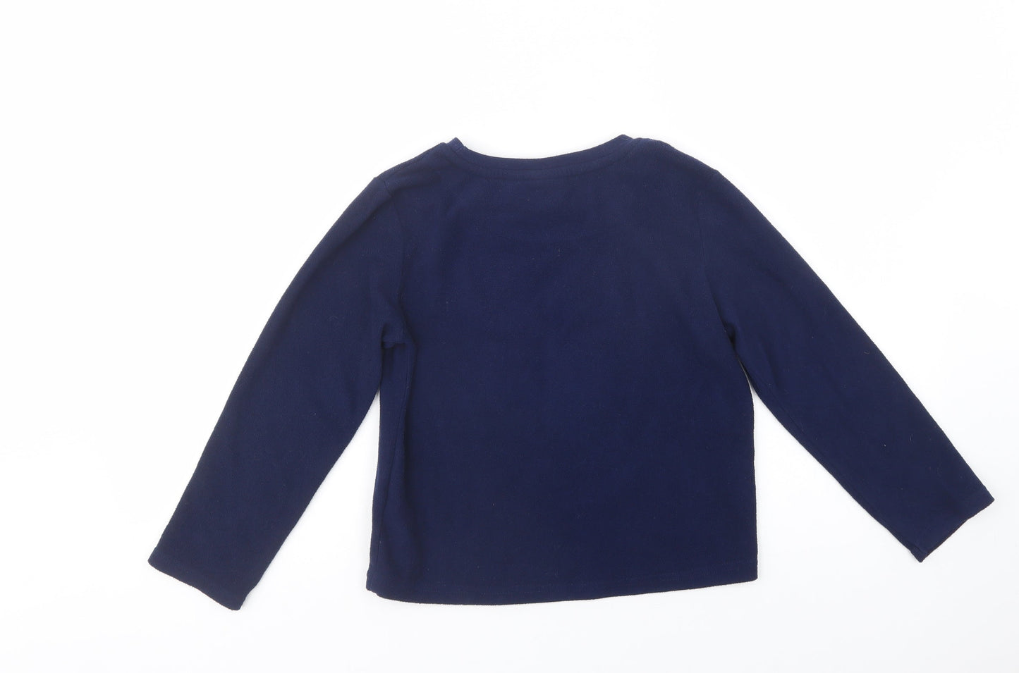 Primark Boys Blue  Polyester Pullover Sweatshirt Size 8-9 Years  Pullover - Minecraft