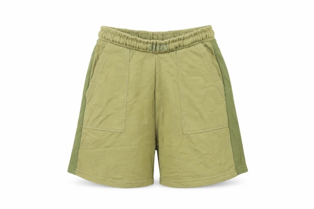 Leigh Tucker Womens Green  Cotton Sweat Shorts Size XS L5 in Regular