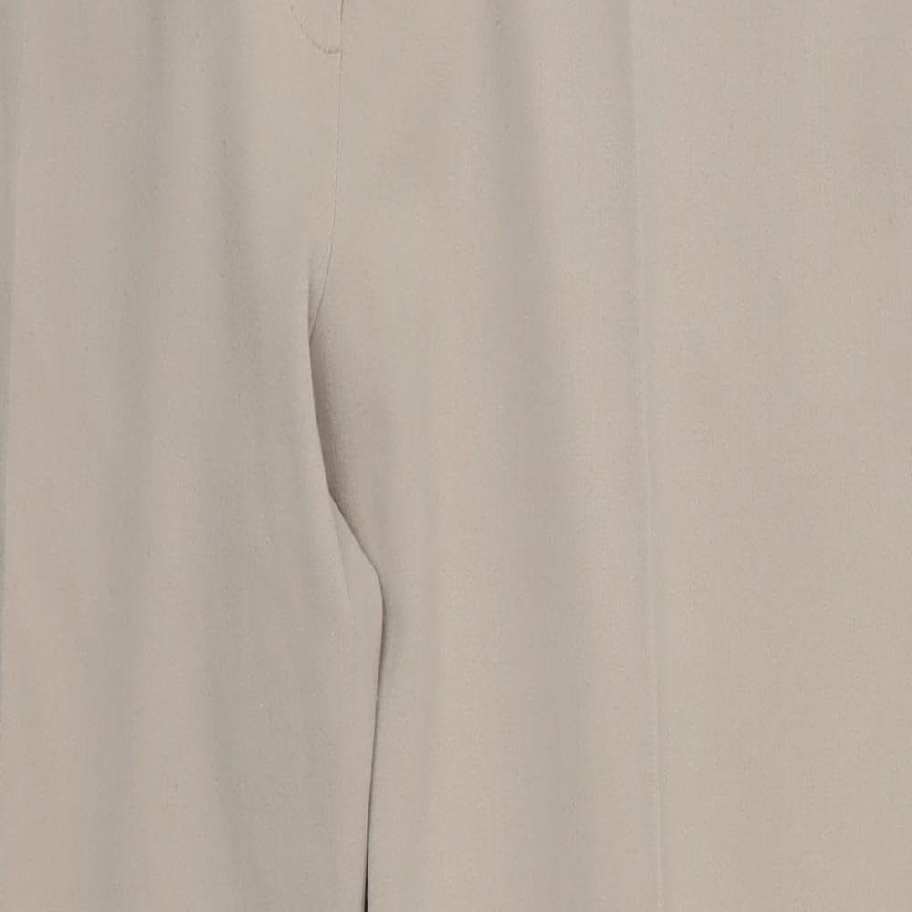 Gerard Womens Beige  Polyester Trousers  Size 16 L28 in Regular Button