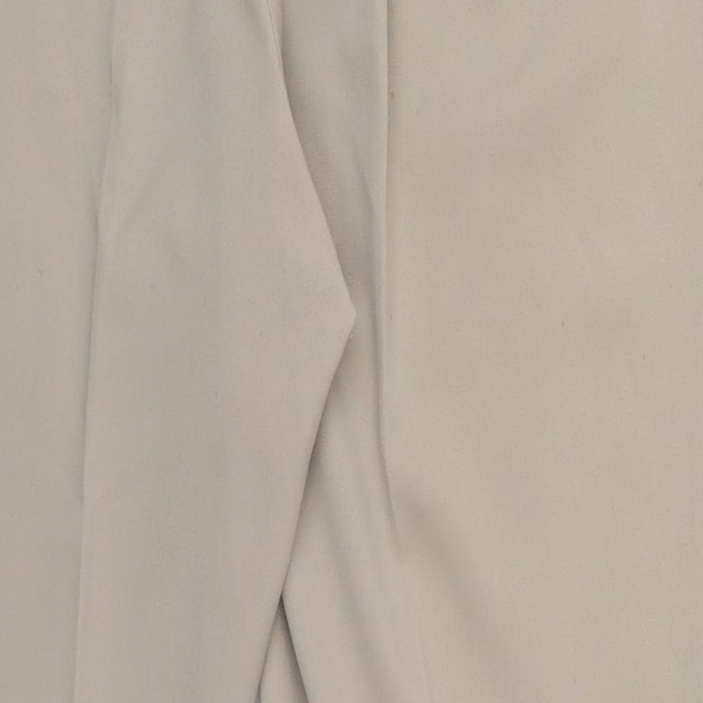 Gerard Womens Beige  Polyester Trousers  Size 16 L28 in Regular Button