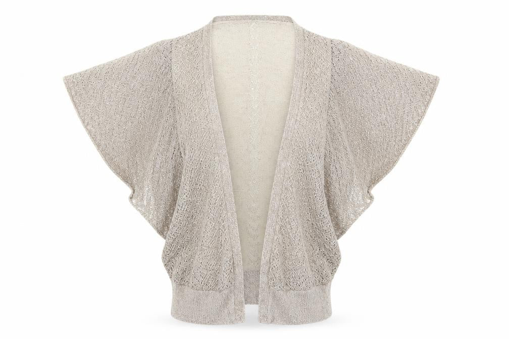 Dorothy Perkins Womens Gold V-Neck  Viscose Cardigan Jumper Size S