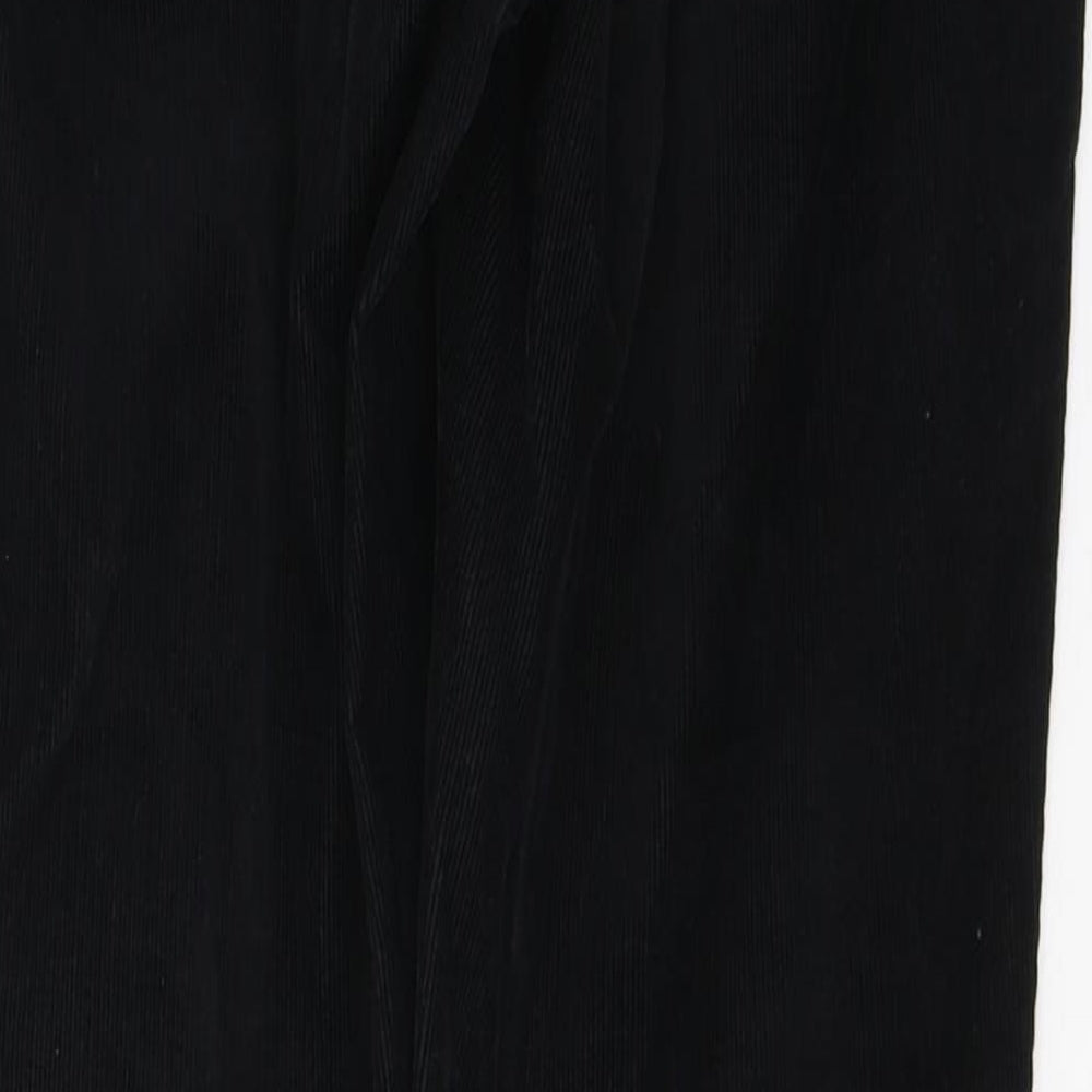 Authentic Womens Black  Cotton Jegging Trousers Size 10 L29 in Regular