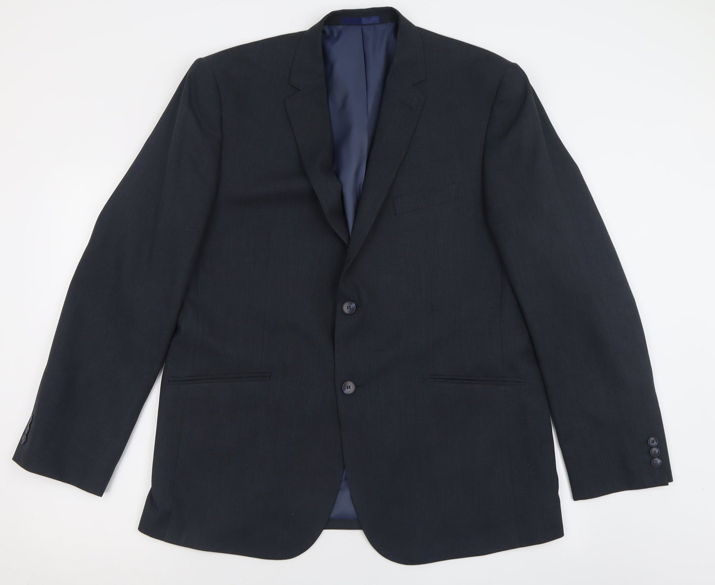 Taylor & Wright Mens Grey  Polyester Jacket Suit Jacket Size 44