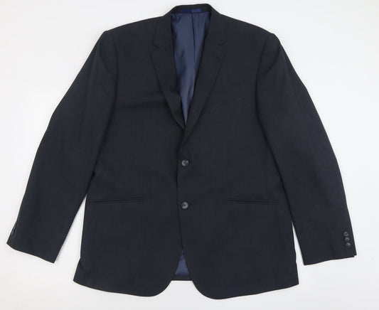 Taylor & Wright Mens Grey  Polyester Jacket Suit Jacket Size 44