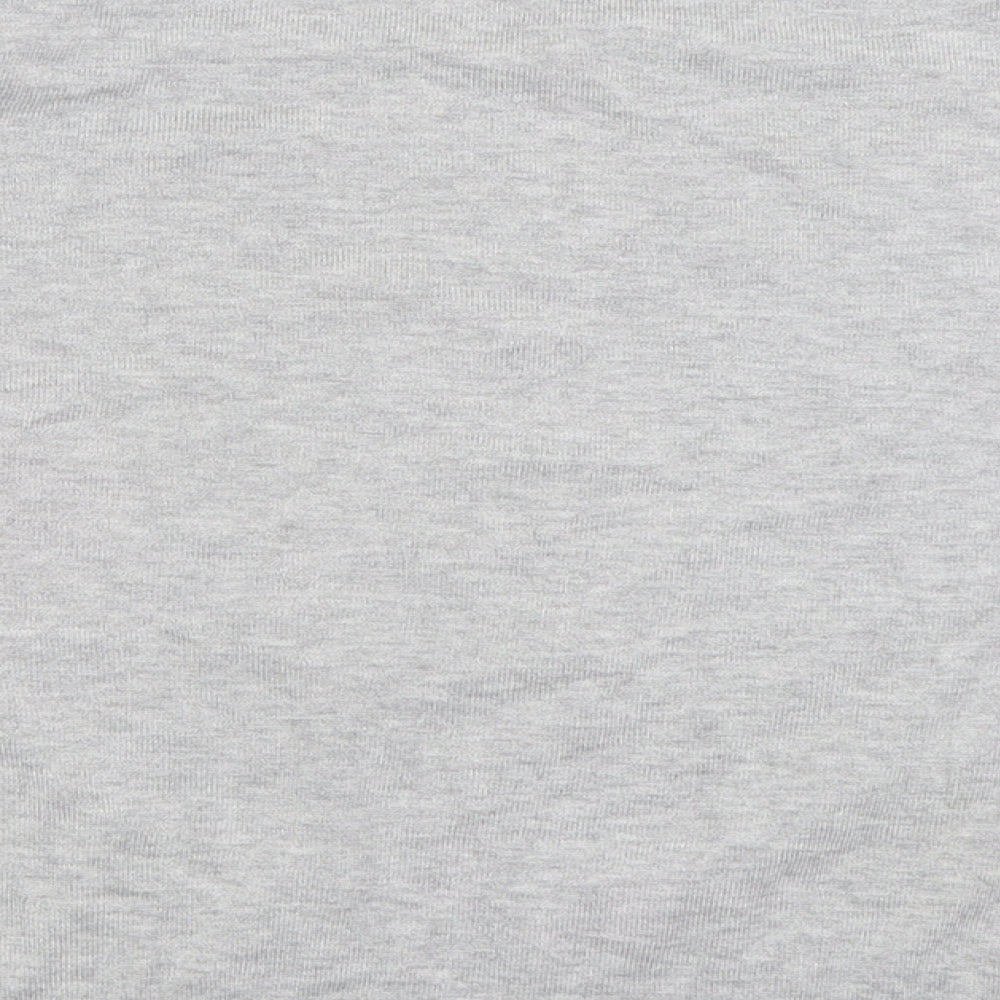 H&M Womens Grey Crew Neck  Viscose Pullover Jumper Size S
