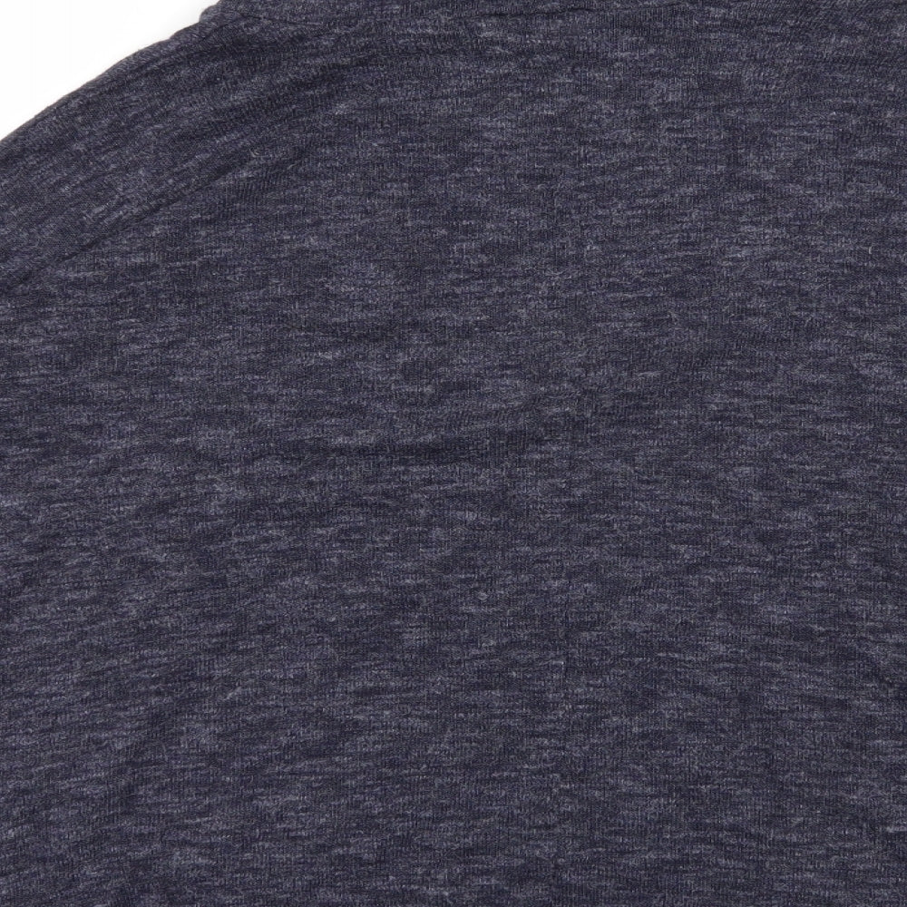 New Look Womens Blue Roll Neck  Polyester Pullover Jumper Size 10