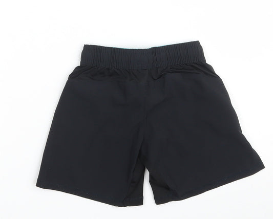 DOMYOS Boys Black  Polyester Sweat Shorts Size 5 Years  Regular