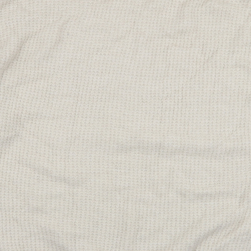 JD Williams Womens Ivory Roll Neck  Polyamide Pullover Jumper Size 20