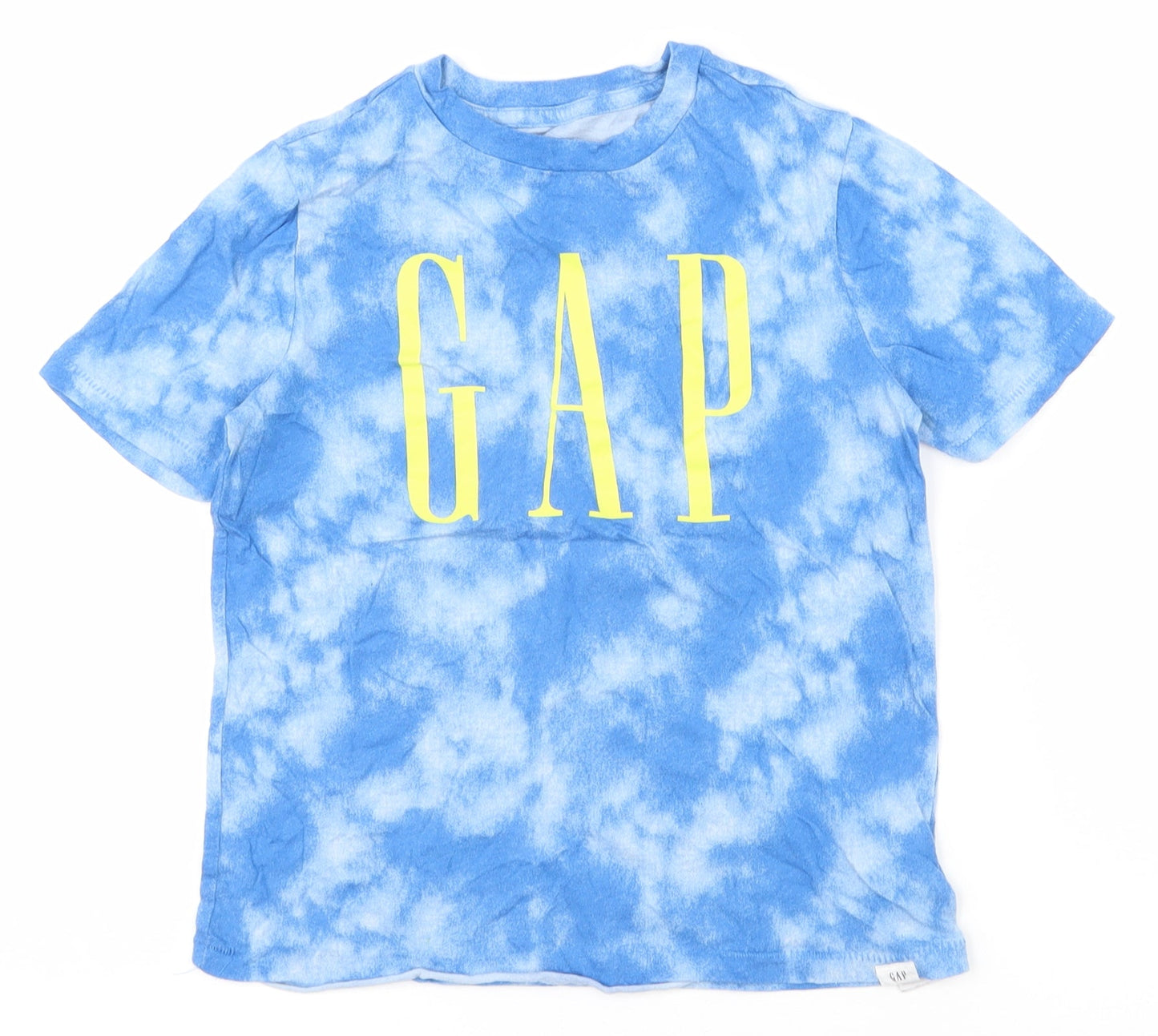 Gap Boys Blue  100% Cotton Pullover T-Shirt Size S Crew Neck Pullover - Tie Dye