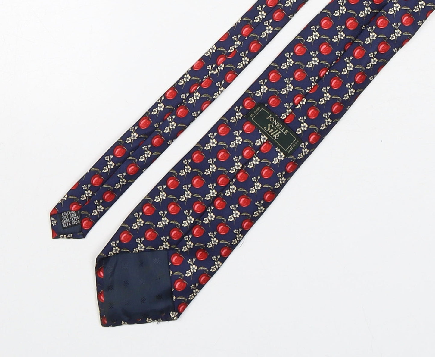 Jonelle  Mens Multicoloured Geometric Silk Pointed Tie One Size