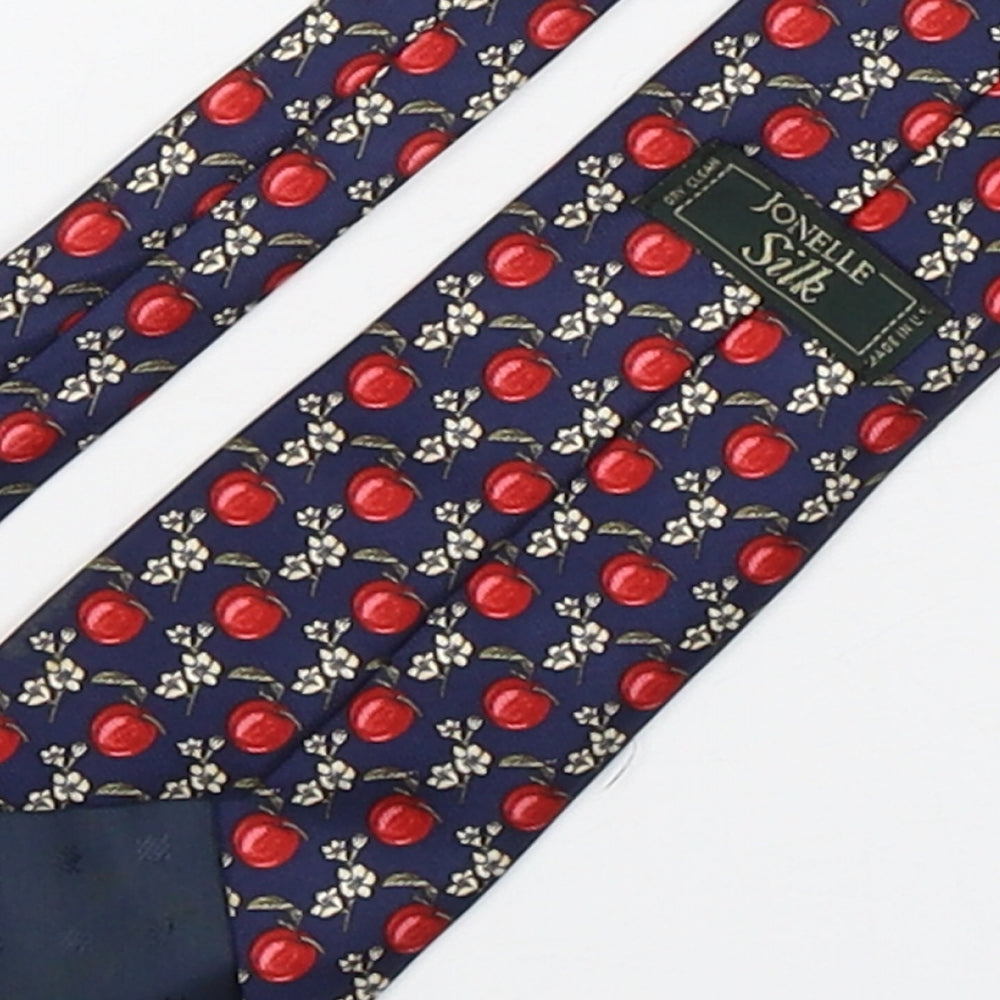 Jonelle  Mens Multicoloured Geometric Silk Pointed Tie One Size