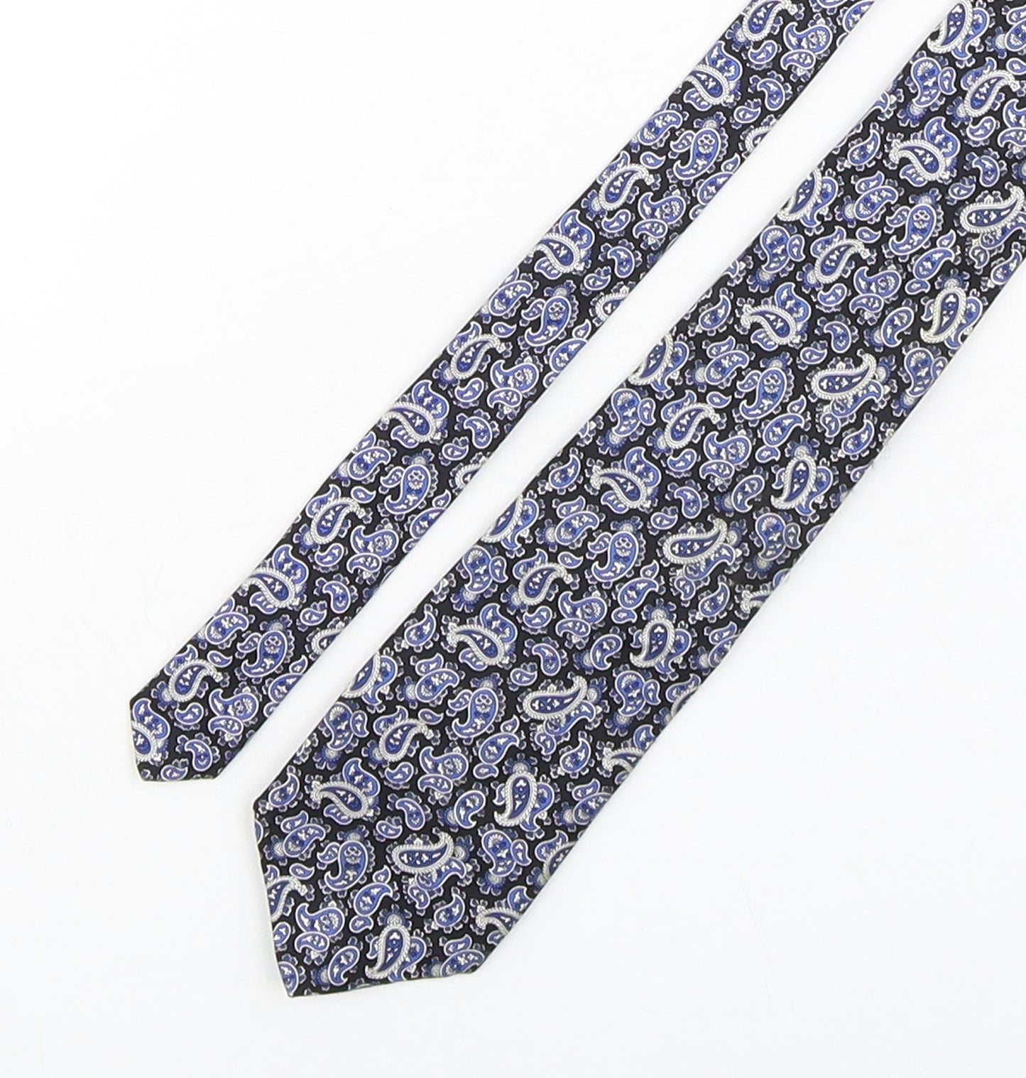Rowlands Mens Multicoloured Paisley Silk Pointed Tie One Size