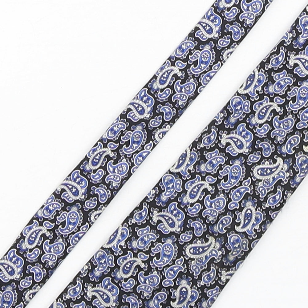 Rowlands Mens Multicoloured Paisley Silk Pointed Tie One Size