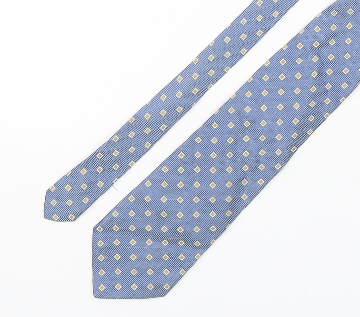 Blazer  Mens Multicoloured Geometric Silk Pointed Tie One Size