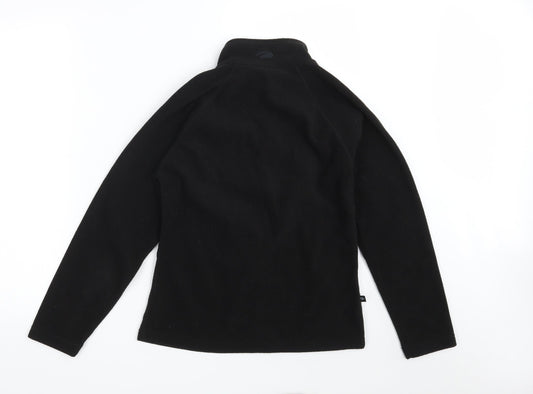 Mountain Life Womens Black  100% Polyester Pullover Sweatshirt Size 8  Zip