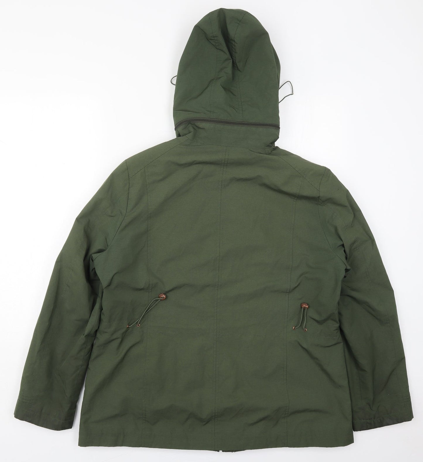 Klass Womens Green   Jacket Coat Size L  Zip