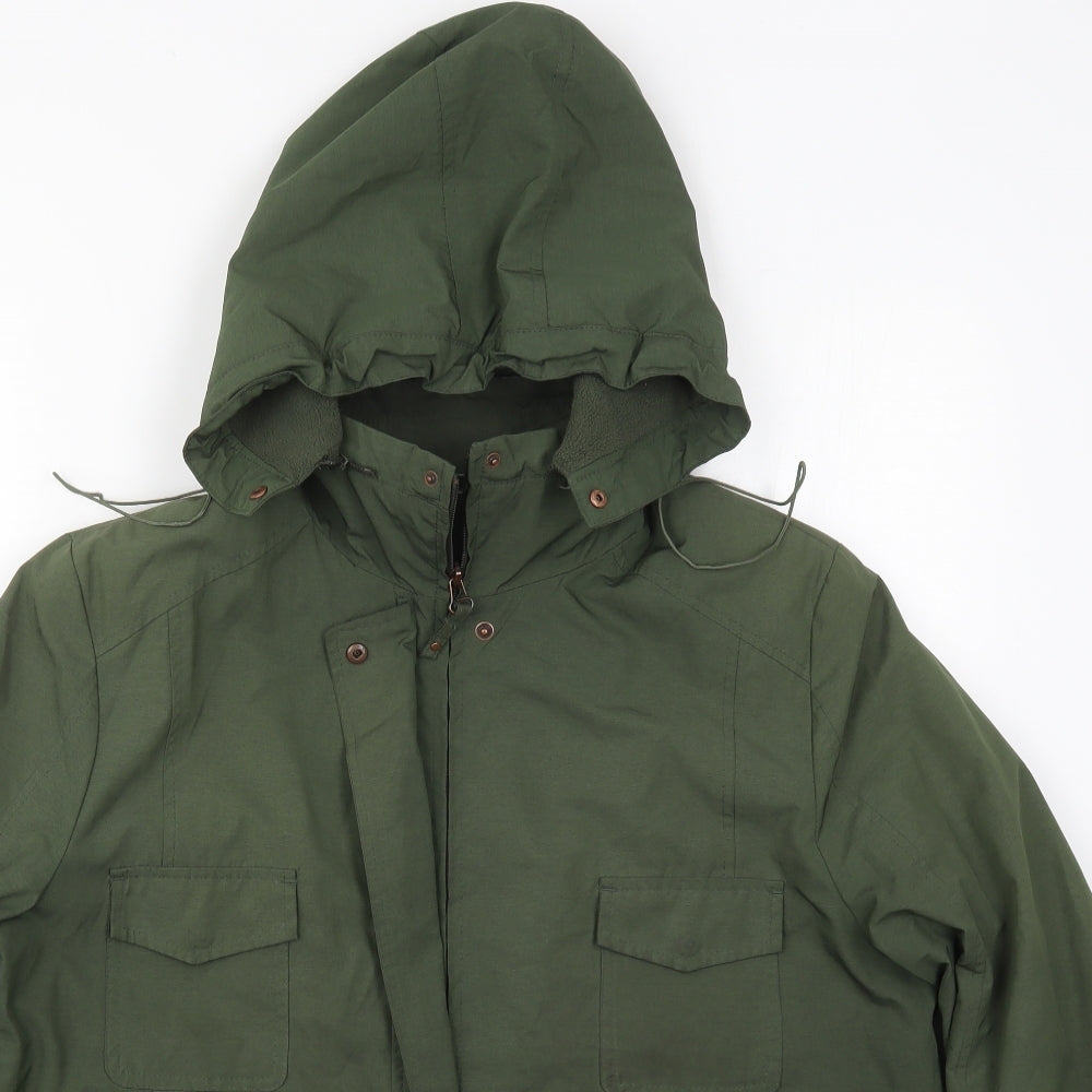 Klass Womens Green   Jacket Coat Size L  Zip