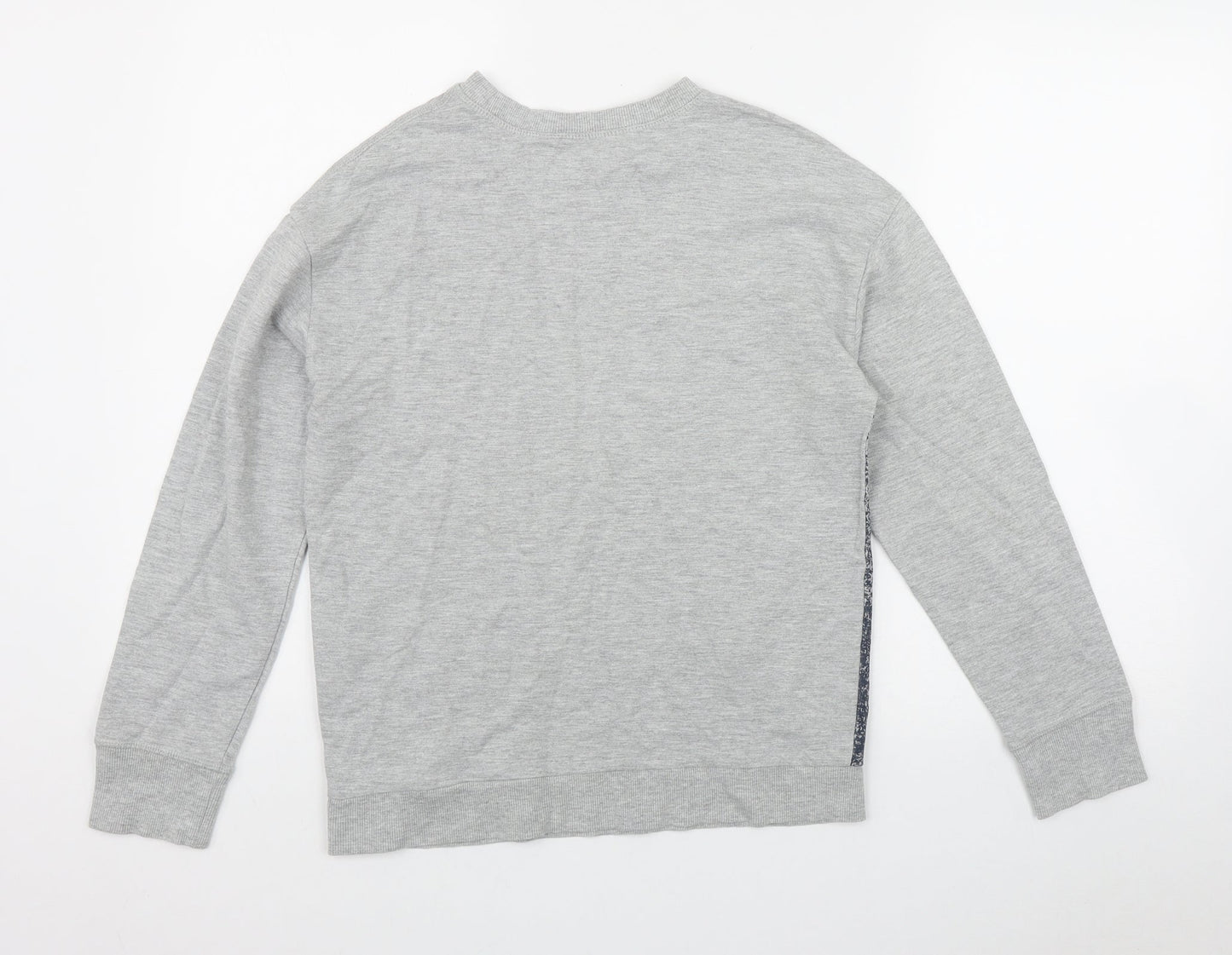 H&M Boys Grey  Cotton Pullover Sweatshirt Size 11-12 Years