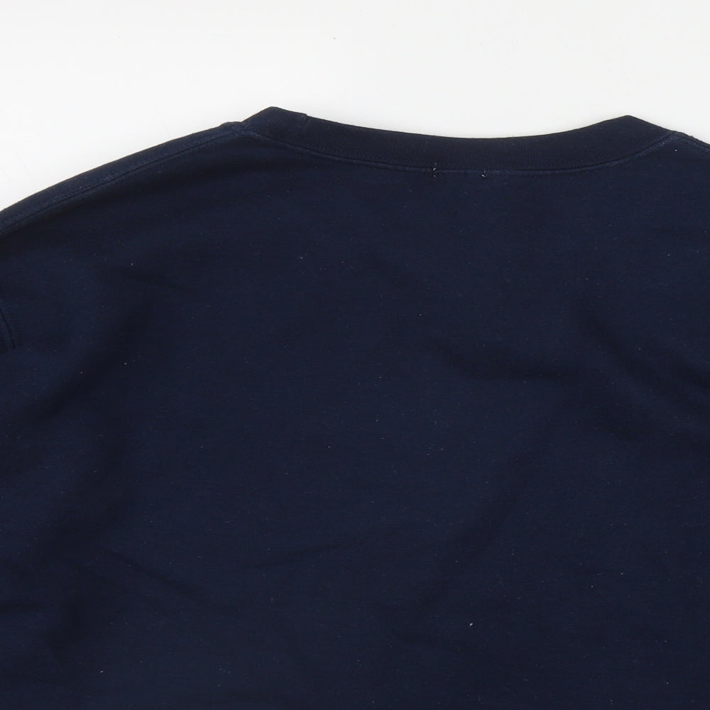 River Island Womens Blue  Polyester Pullover Sweatshirt Size XS   - 'LUXE'
