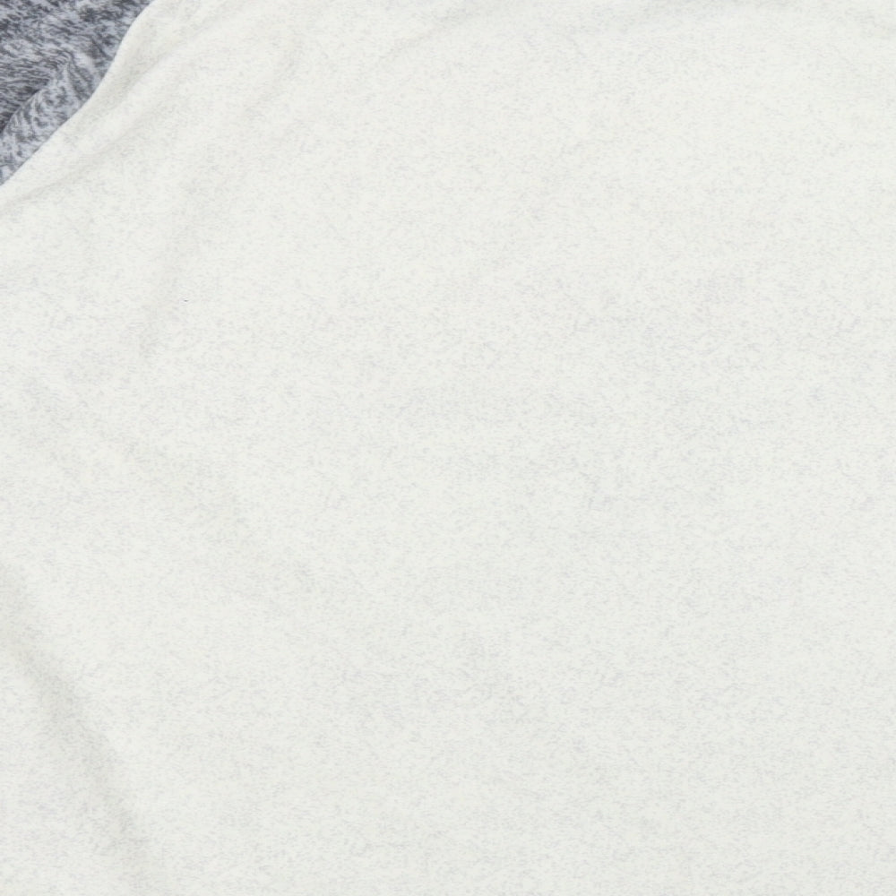 Nutmeg Womens Grey  Polyester Top Pyjama Top Size 8   - 'Snuggle Up'