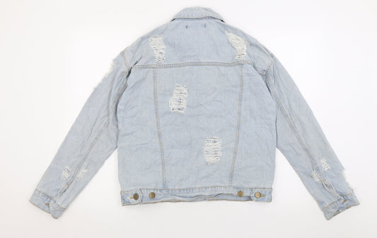 FOREVER 21 Womens Blue   Jacket  Size S  Button
