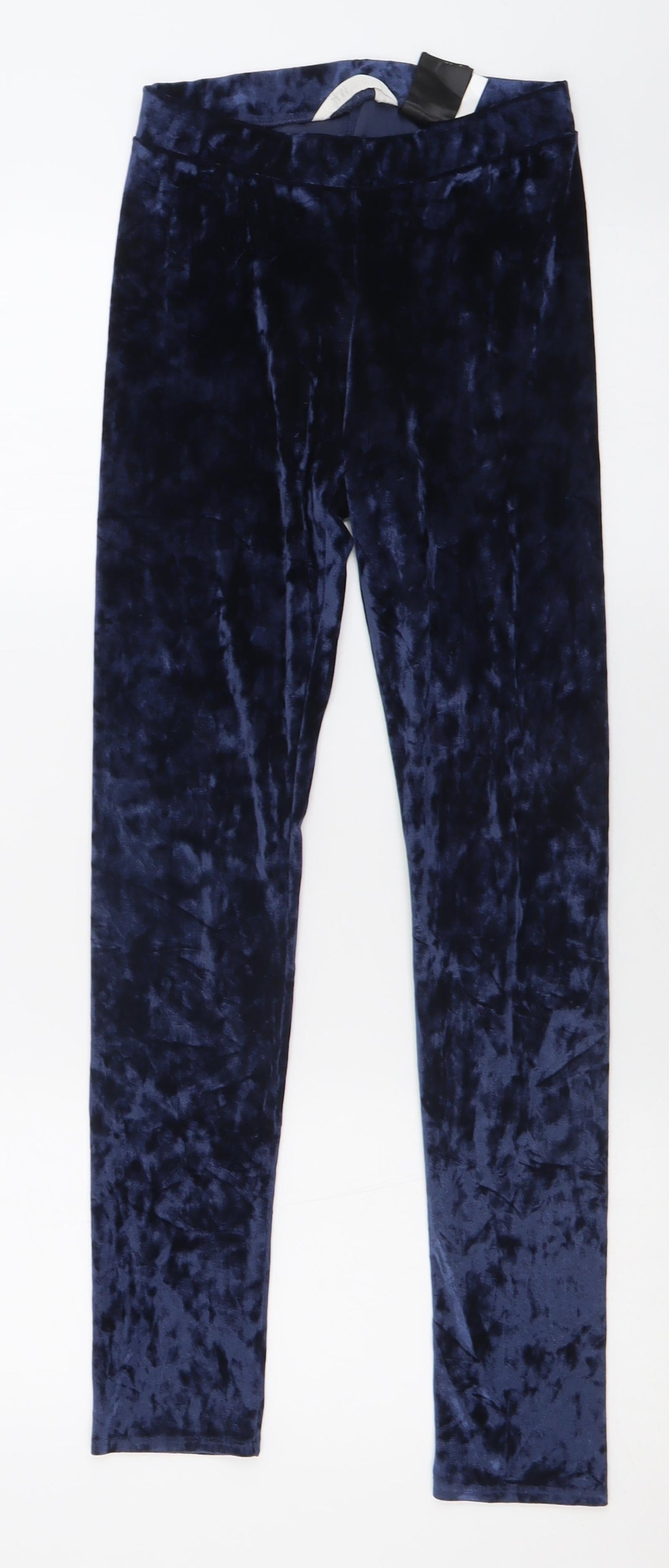 H&M Girls Blue  Polyester Capri Trousers Size 13 Years  Regular Pullover