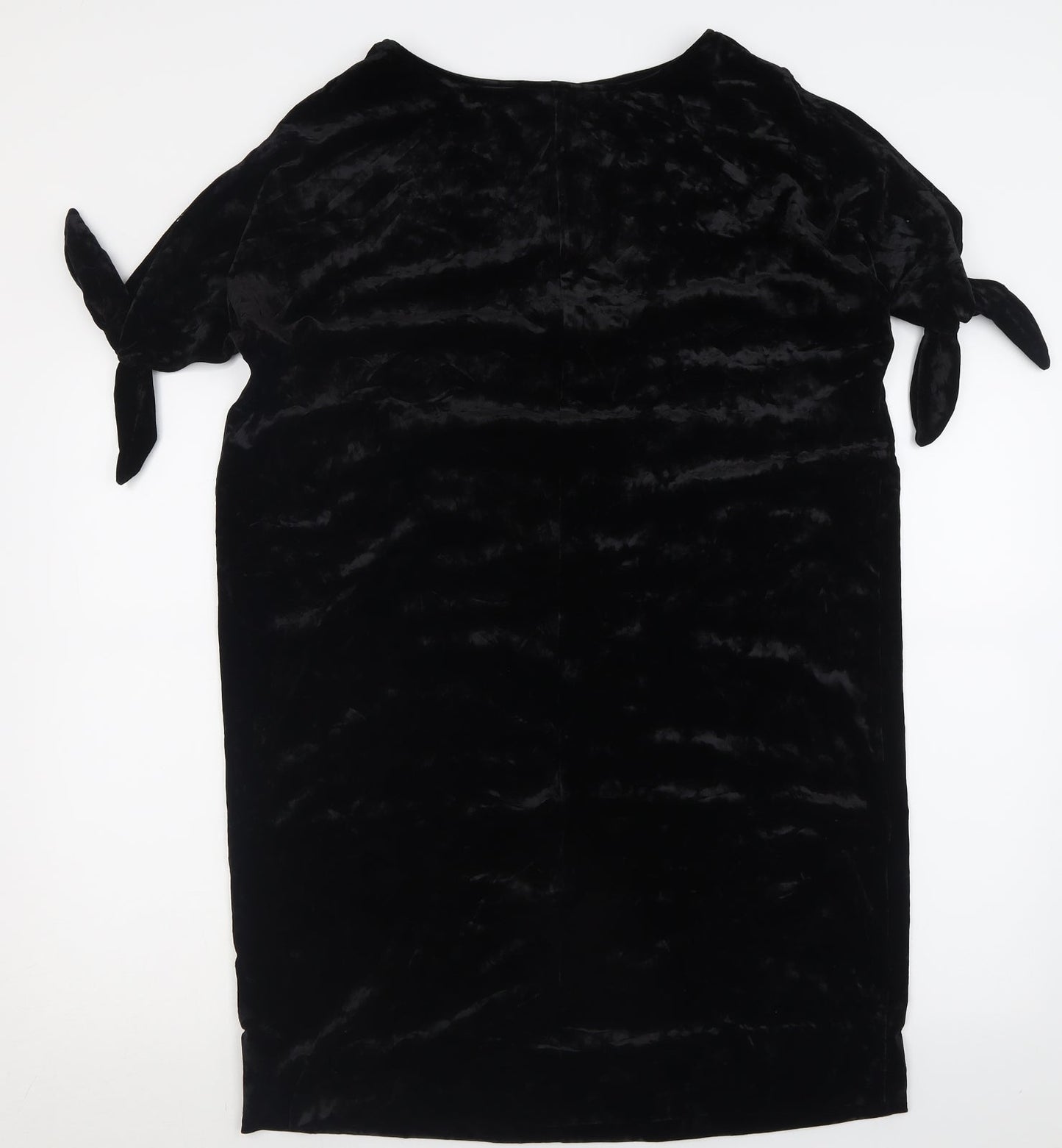 Joanna Hope Womens Black  Polyester A-Line  Size 18  Crew Neck Pullover