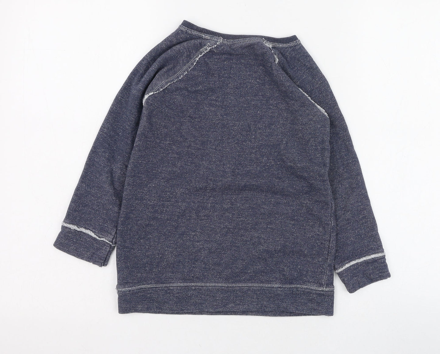 NEXT Girls Blue  Cotton Pullover Sweatshirt Size 6 Years  Pullover