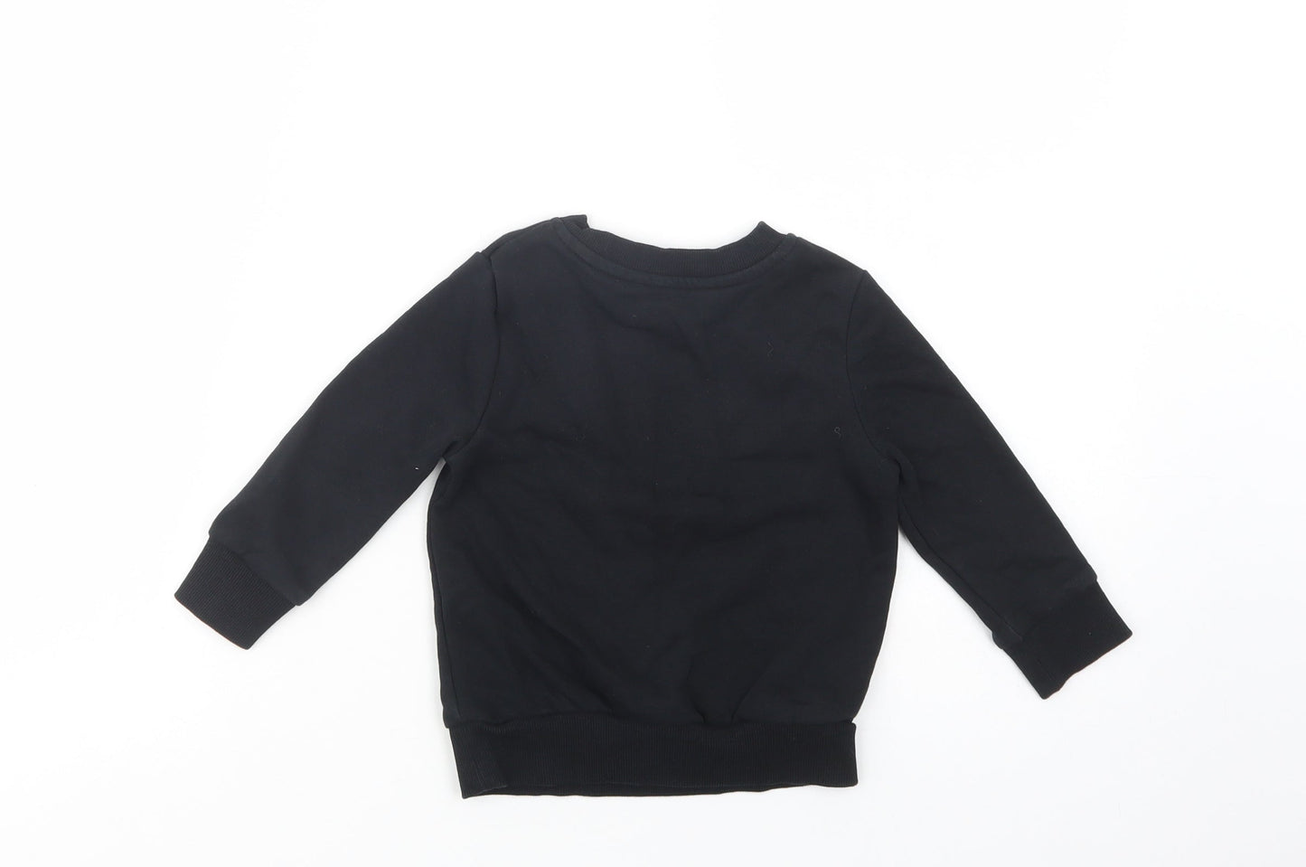 George Baby Black  Cotton Pullover Jumper Size 12-18 Months  Pullover - Epic