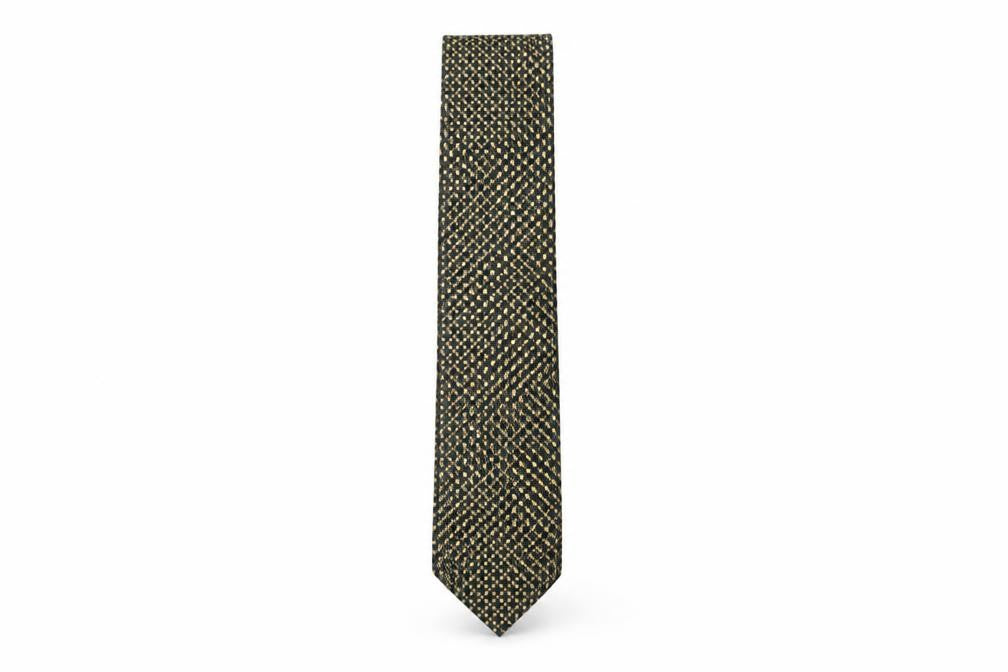 Charles Rose Mens Multicoloured Geometric Silk Pointed Tie One Size